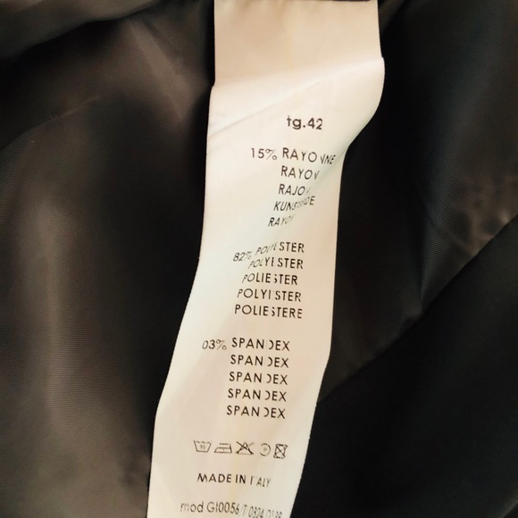 Anthropologie Maeva Grey charcoal blazer - Picture 6 of 8